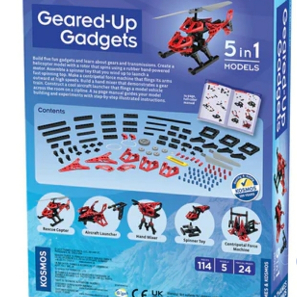 Thames & Kosmos Engineering Makerspace Geared-Up Gadgets Science Experiment Kit - Picture 4 of 4